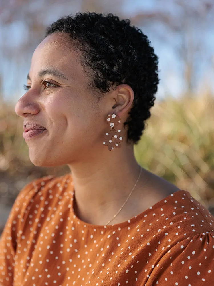 Hey Moon Designs Earrings Sierra Dot sold by Tradlands