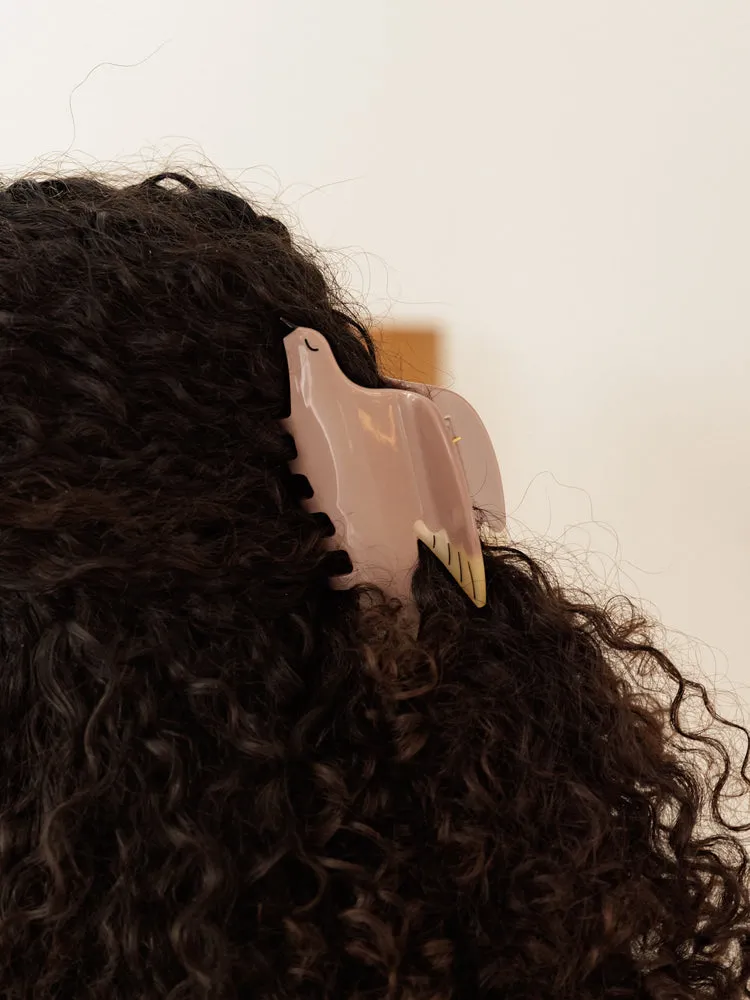 Winona Irene White Wing Dove Hair Clip sold by Tradlands product image thumbnail 4