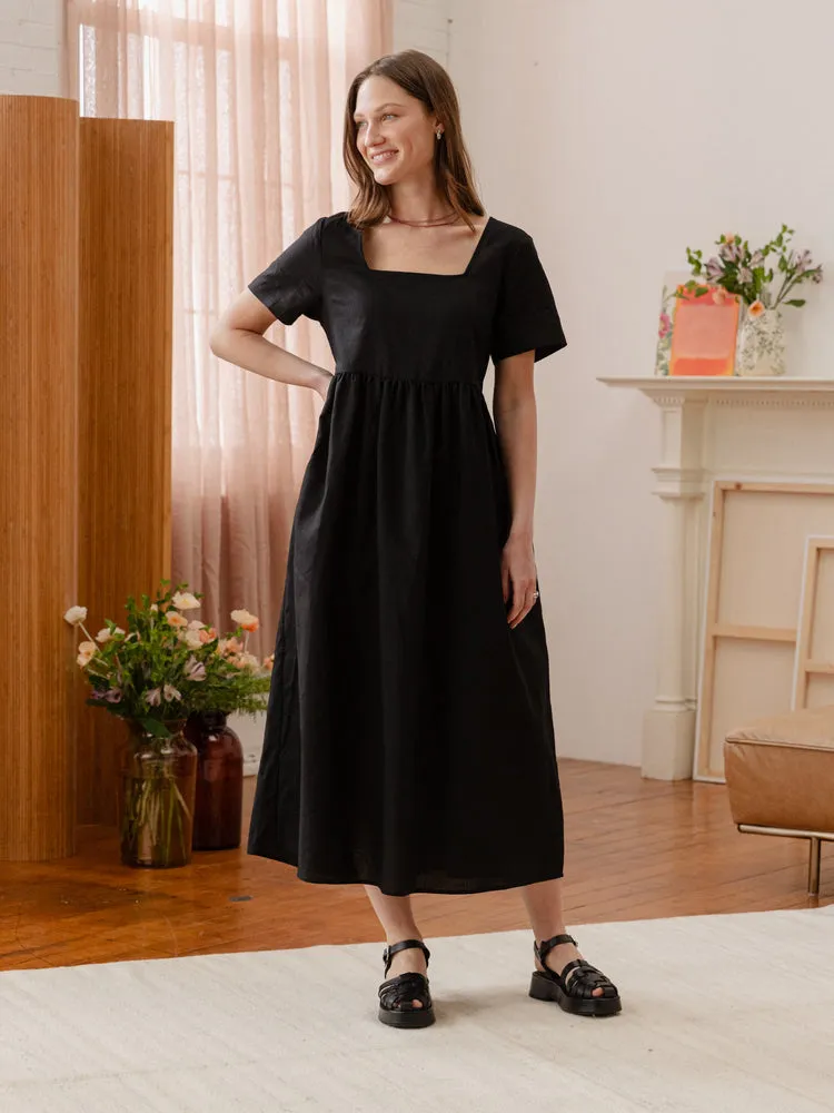Nico Square Neck Midi Dress sold by Tradlands product image thumbnail 3