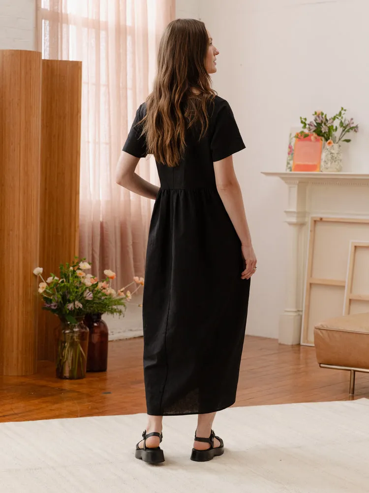Nico Square Neck Midi Dress sold by Tradlands product image thumbnail 5