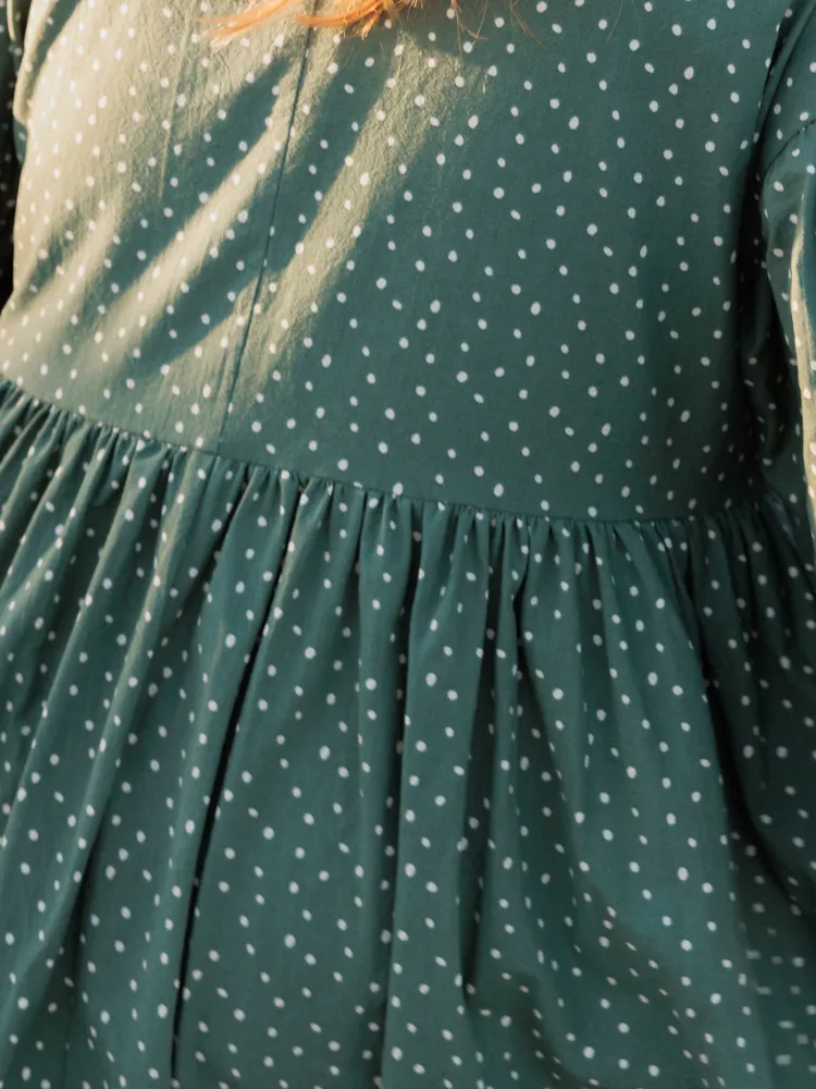 Nico Balloon Sleeve Midi Dress (Clearance) sold by Tradlands product image thumbnail 5