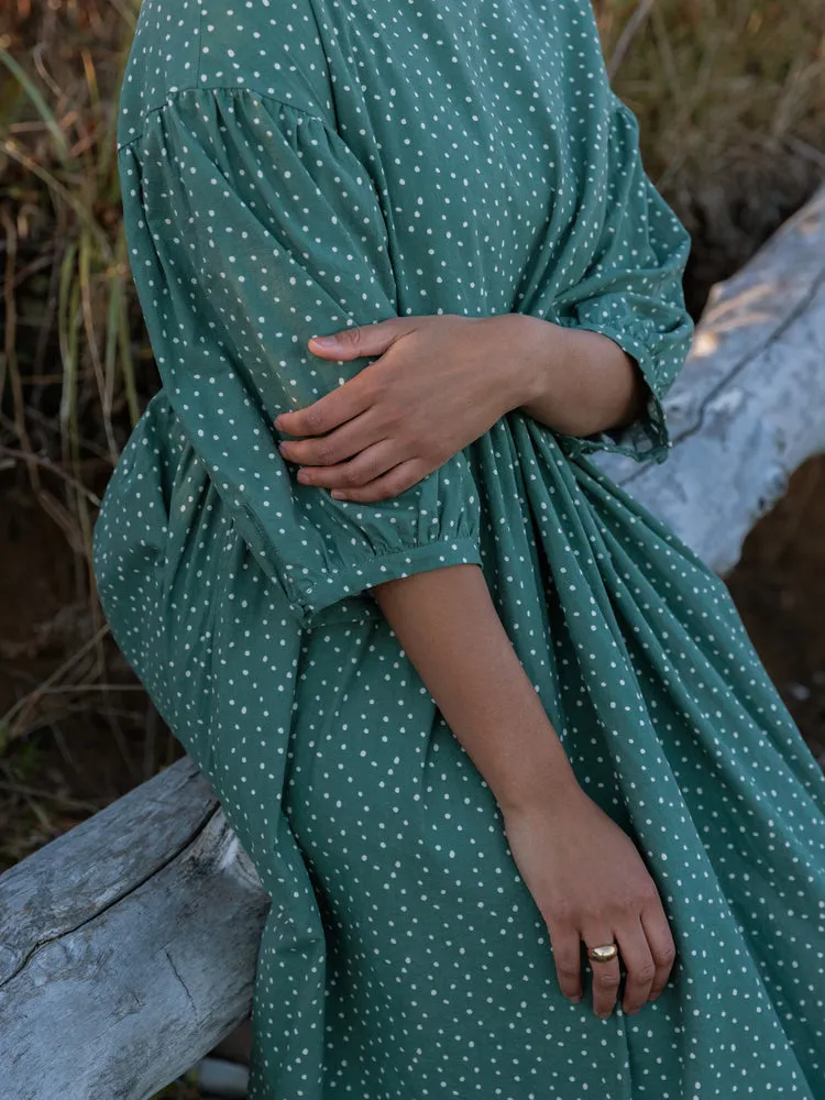 Nico Balloon Sleeve Midi Dress (Clearance) sold by Tradlands product image thumbnail 3