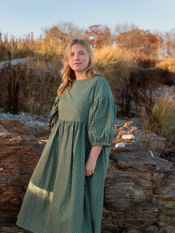 Nico Balloon Sleeve Midi Dress (Clearance) sold by Tradlands