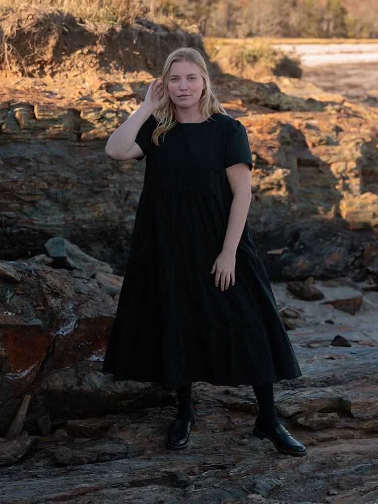 Chalet Tiered Dress Cotton Linen (Clearance) sold by Tradlands product image thumbnail 2