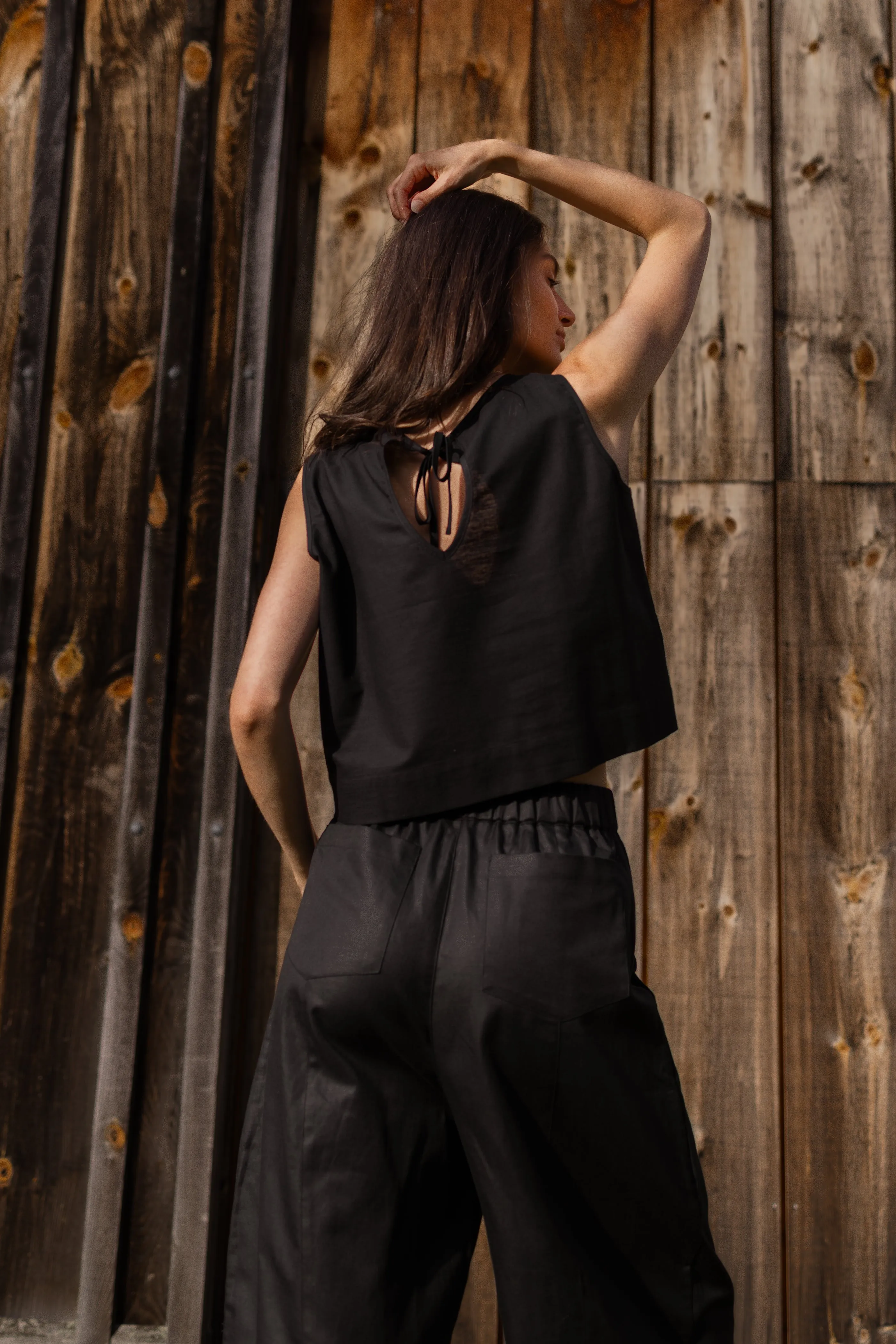 Luna Sleeveless Tank Top sold by Tradlands product image thumbnail 3