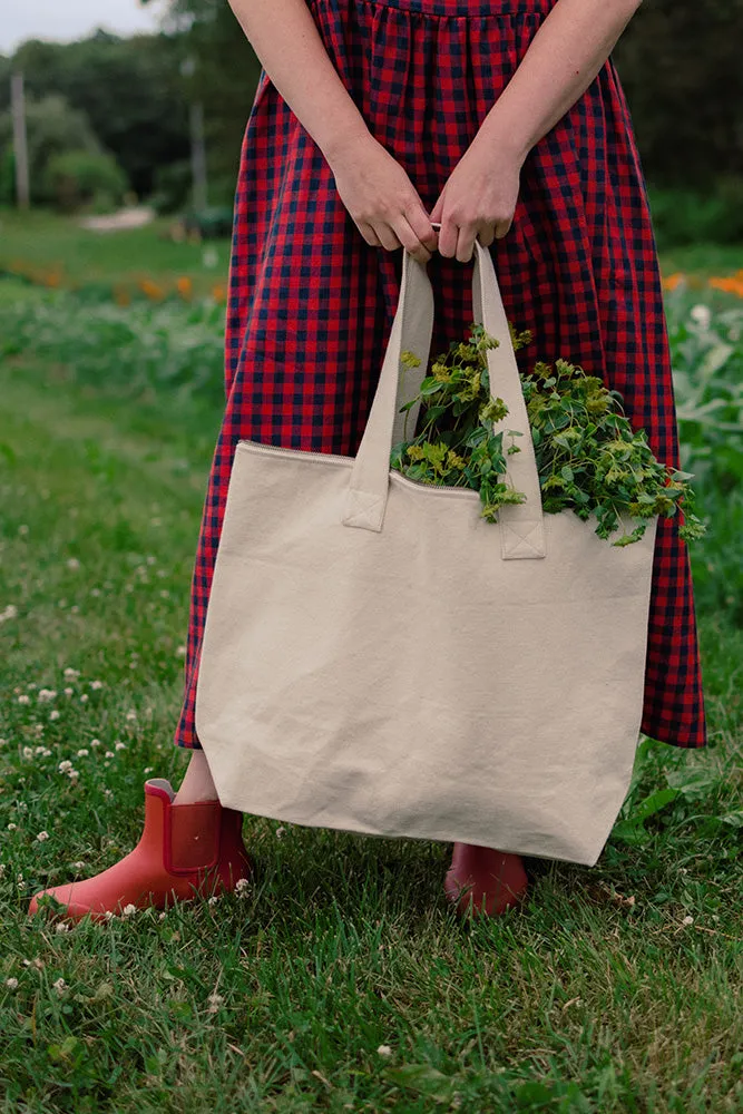 Vacationland Canvas Zipper Tote sold by Tradlands product image thumbnail 5