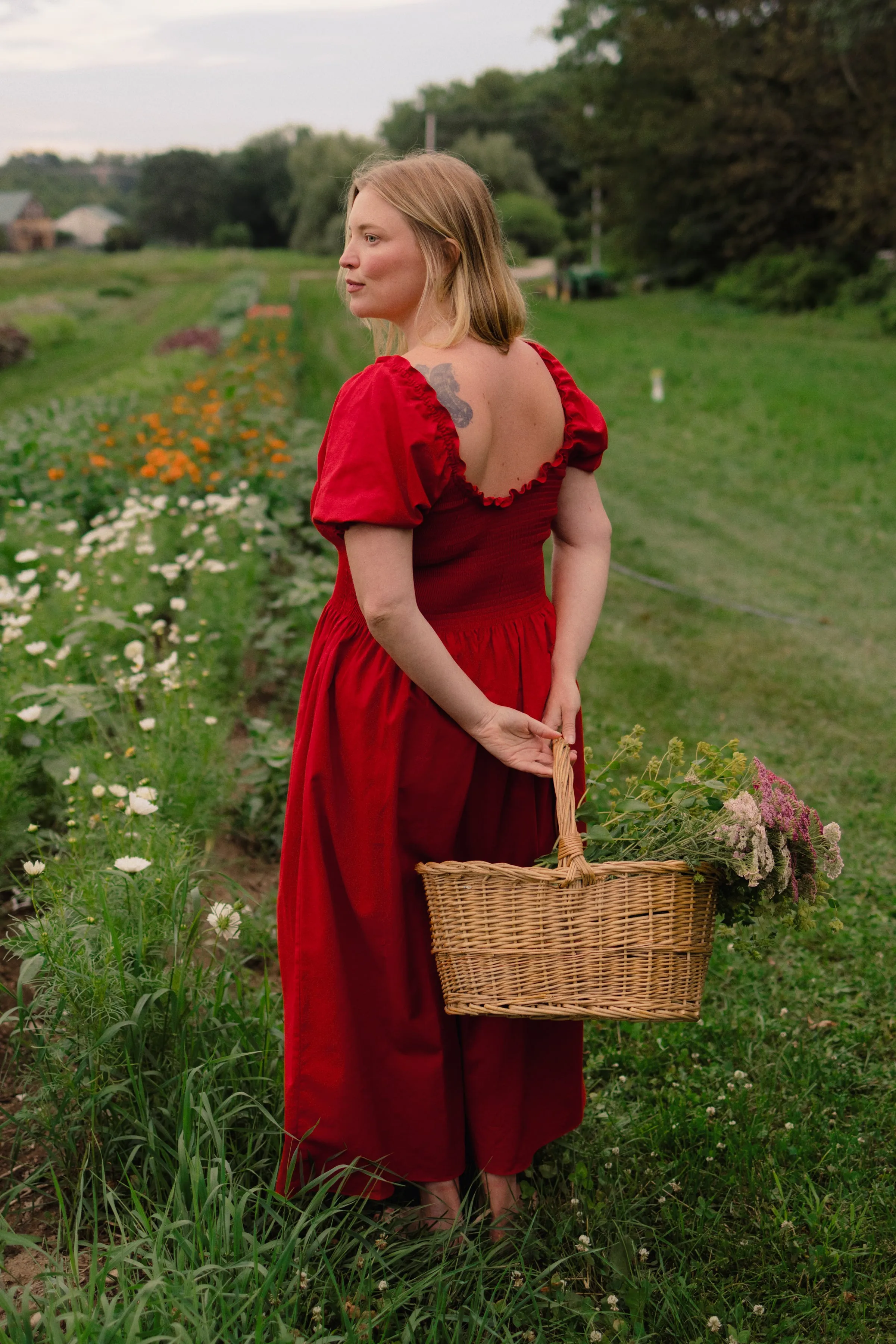 Goldie Smocked Short Sleeve Dress sold by Tradlands product image thumbnail 5