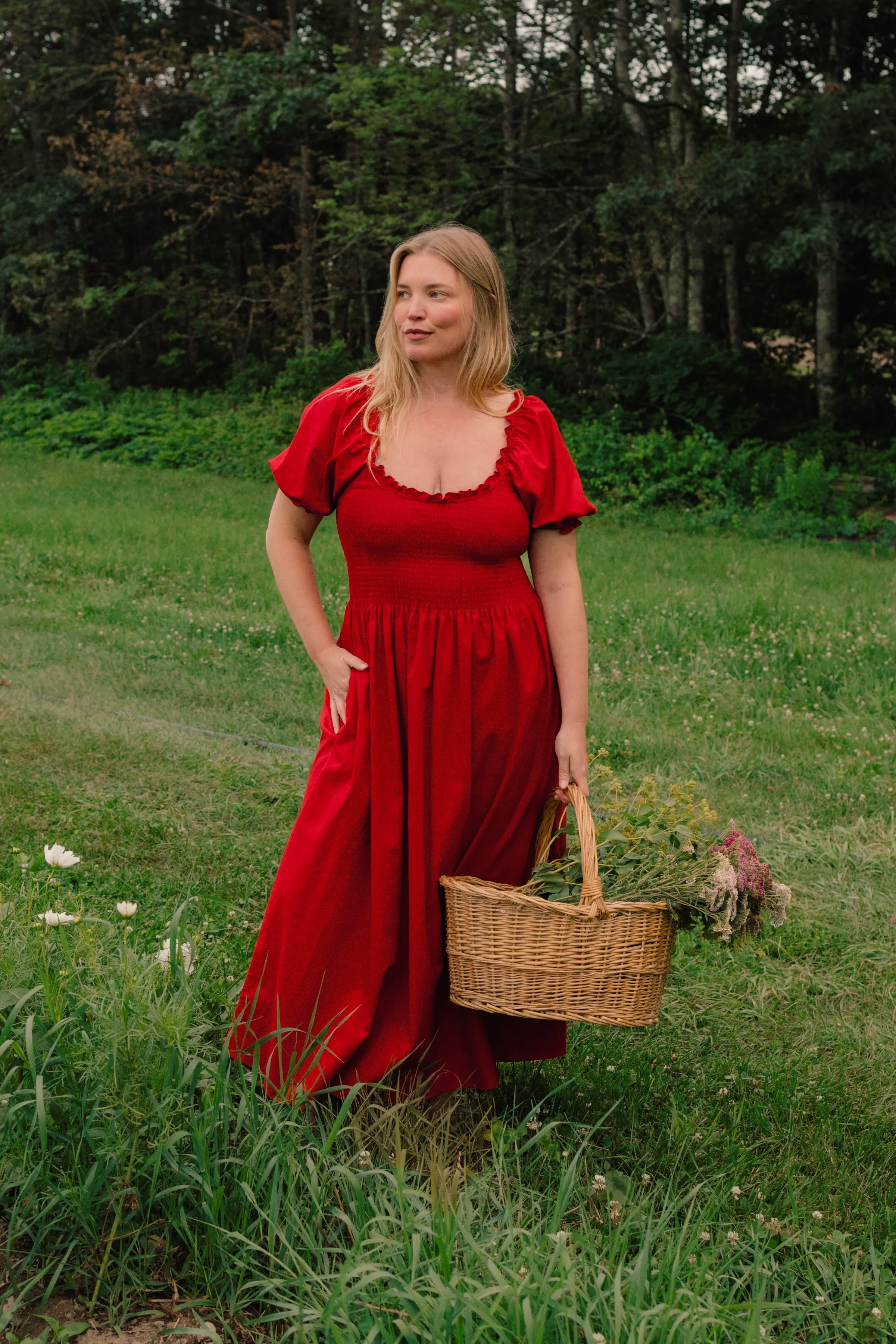 Goldie Smocked Short Sleeve Dress sold by Tradlands product image thumbnail 4