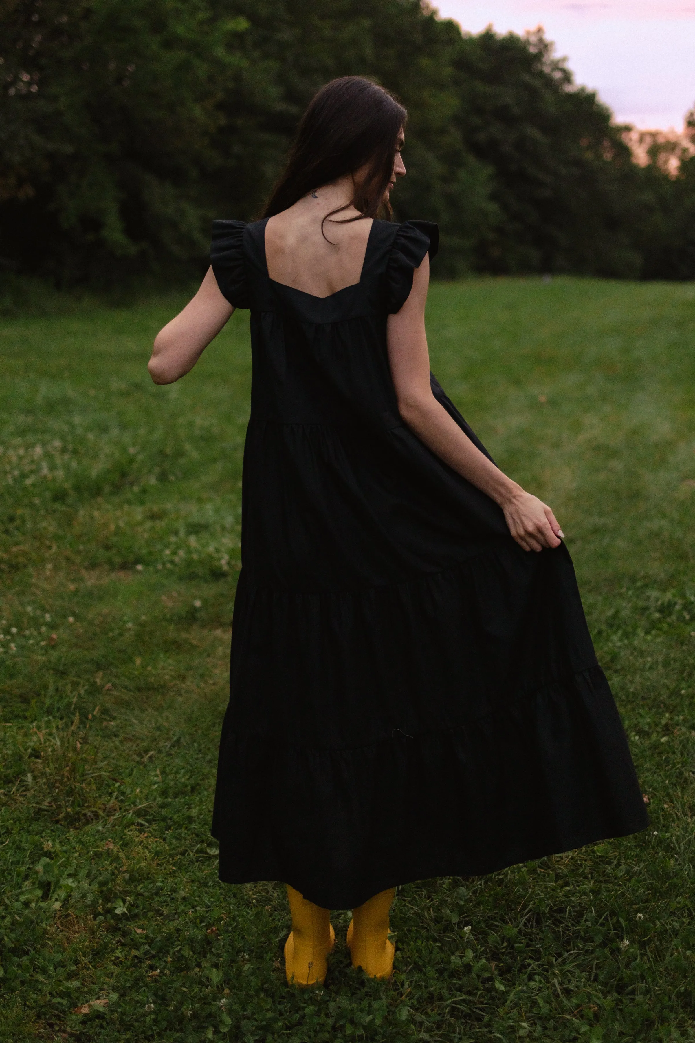 Chalet Flutter Sleeveless Dress sold by Tradlands product image thumbnail 5