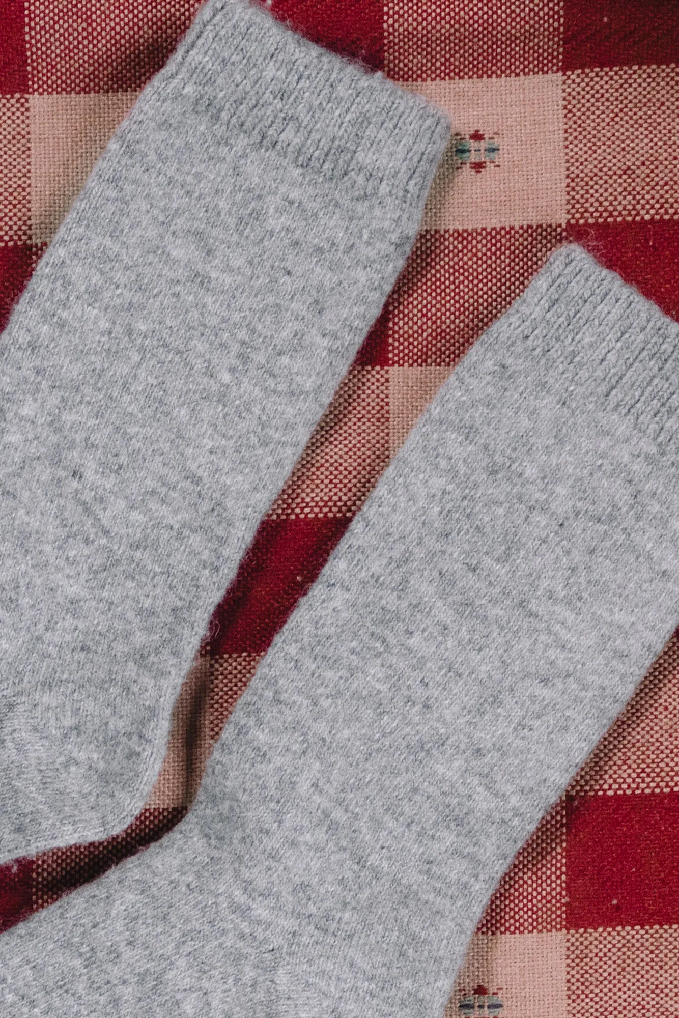 Wool Cashmere Blend Socks Charcoal sold by Tradlands product image thumbnail 2