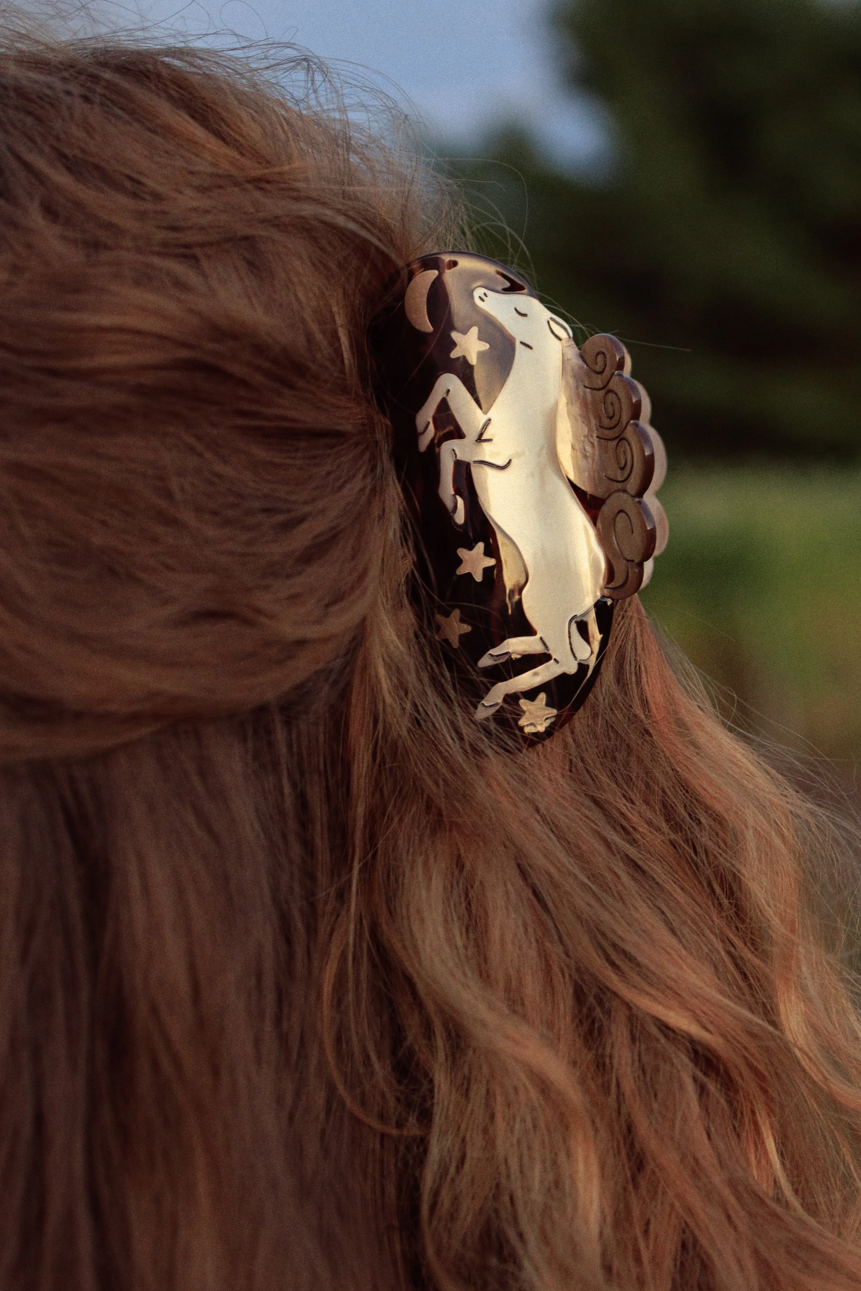 Winona Irene Wild Horse Hair Clip sold by Tradlands product image thumbnail 5