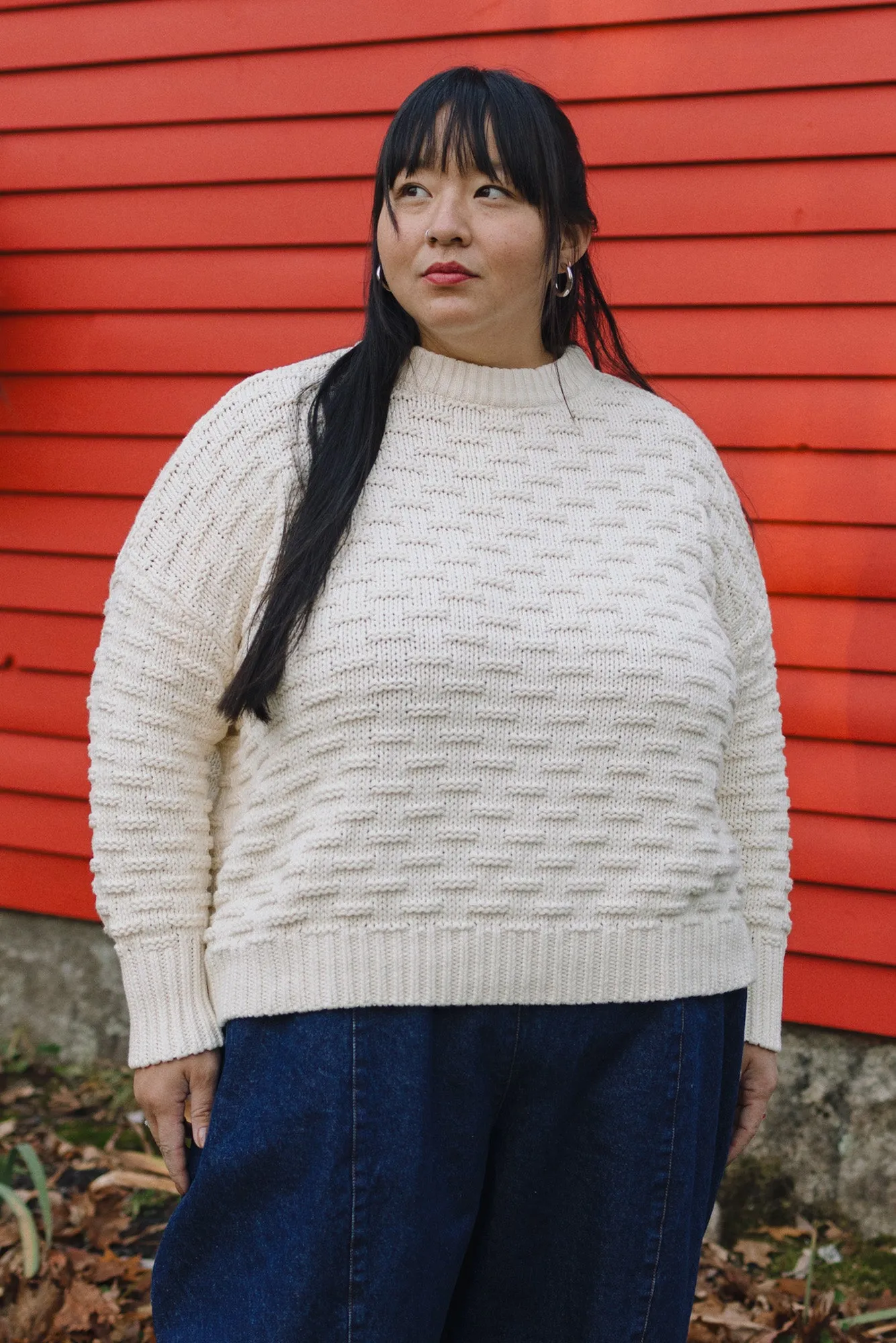 Shelter Quilted Crewneck Sweater sold by Tradlands