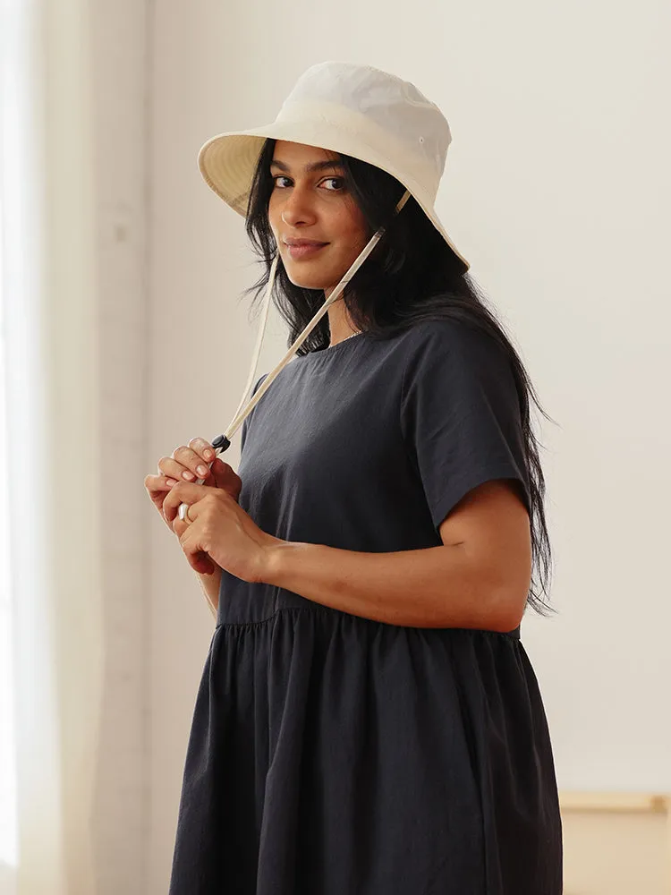 Wide Brim Bucket Hat Cream sold by Tradlands product image thumbnail 4