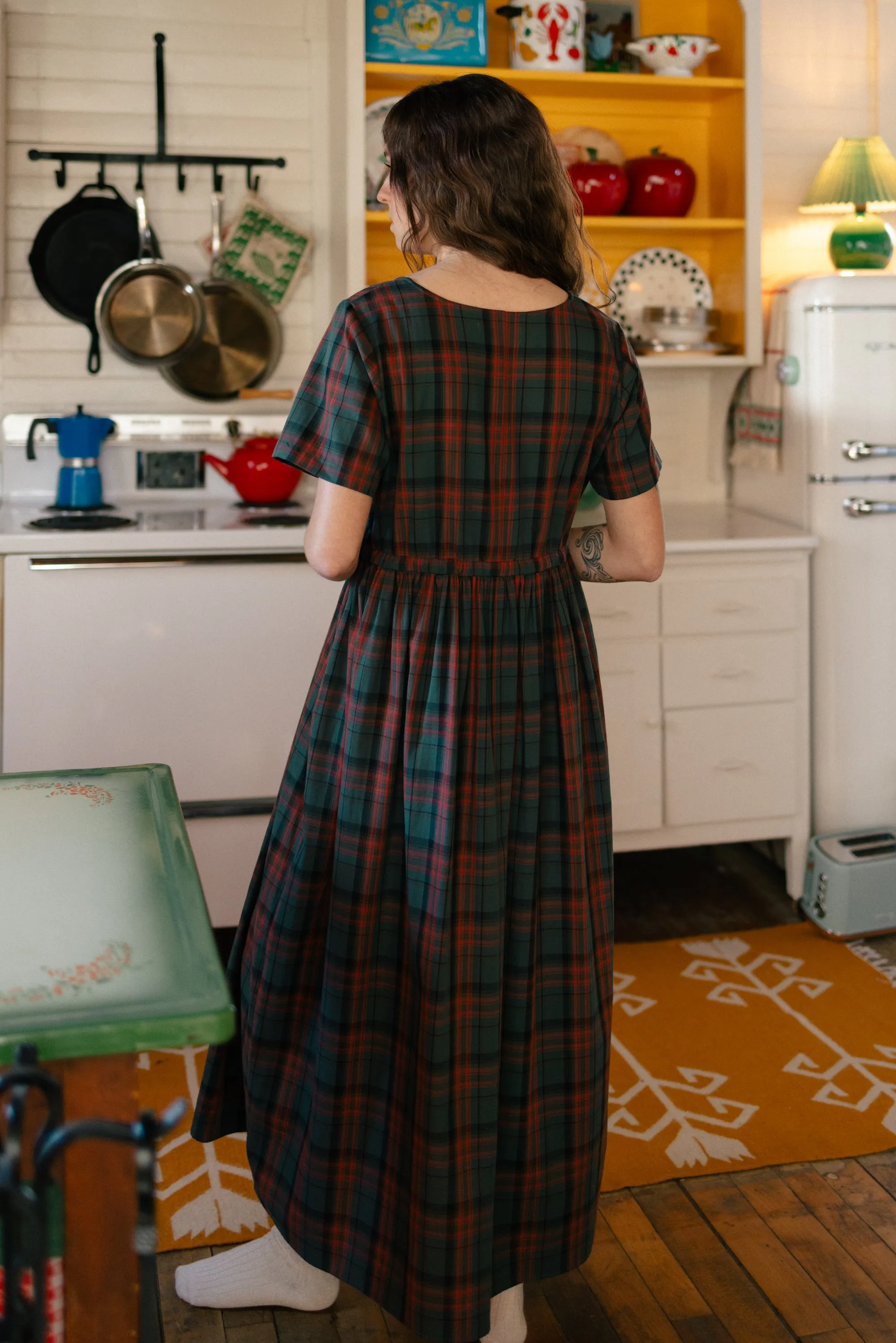 Nico Square Neck Drawstring Dress (Clearance) sold by Tradlands product image thumbnail 3