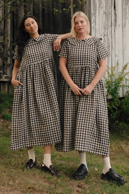 Homestead Collared Dress (Clearance) made by Tradlands