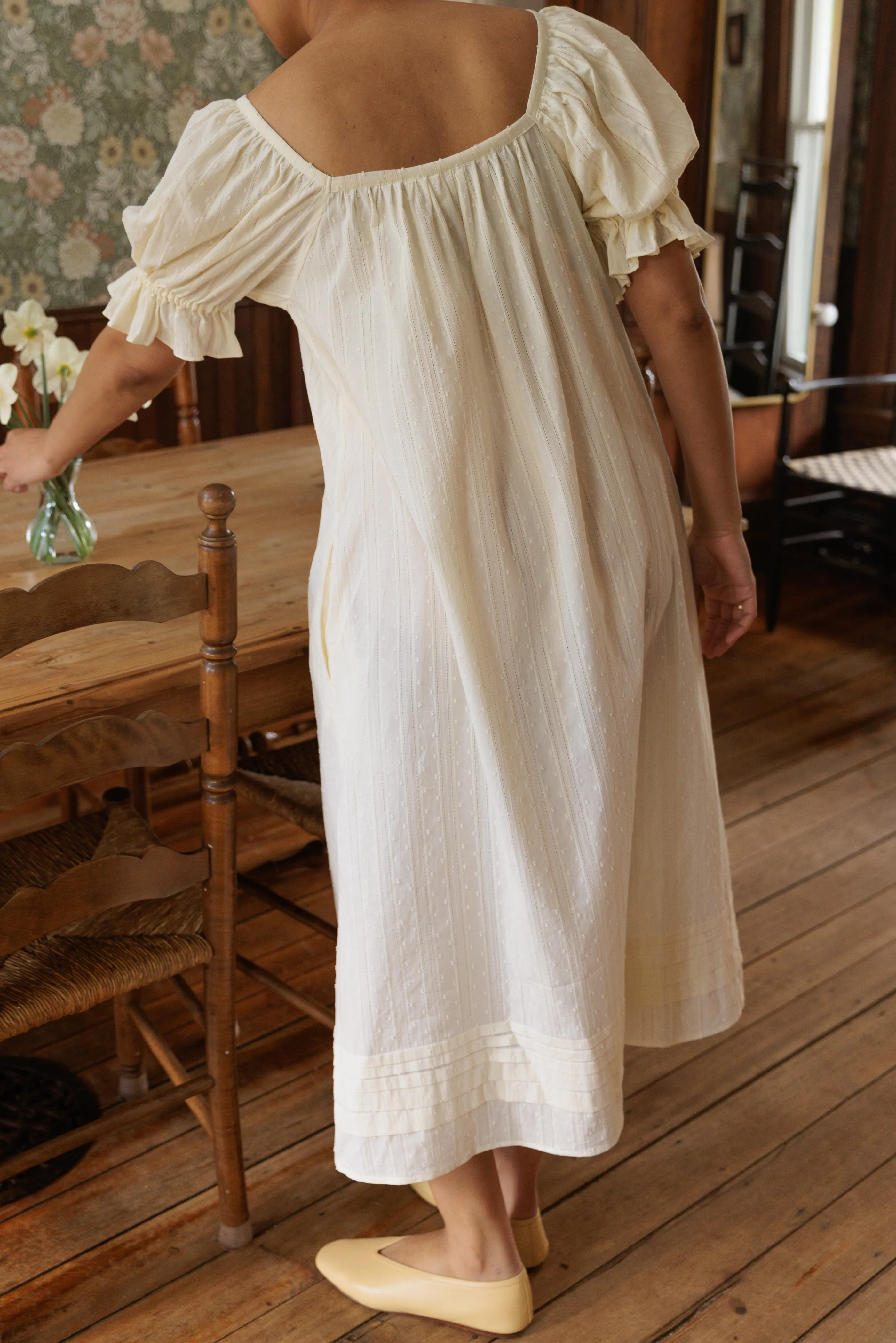Bertille Pintucked House Dress sold by Tradlands product image thumbnail 4
