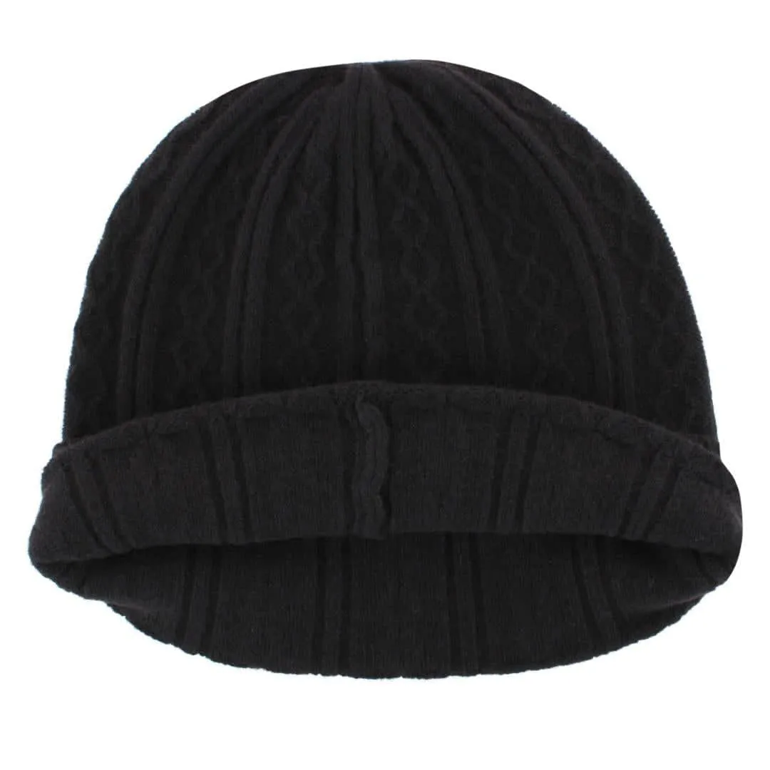 The Windsor Merino Wool Cable Knit Beanie sold by Trafalgar product image thumbnail 5