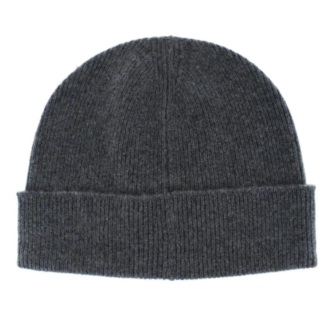 Camden Cashmere Solid Colored Micro Ribbed Beanie sold by Trafalgar