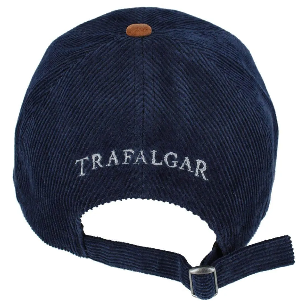 Trafalgar's The Original Classic 5 Panel Corduroy Baseball Hat with Faux Suede Brim sold by Trafalgar product image thumbnail 3
