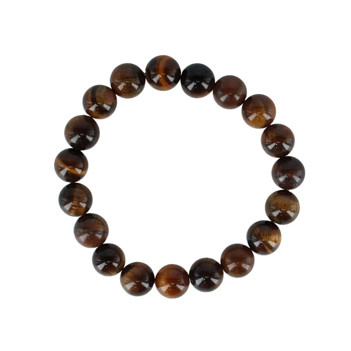 Raja Tiger Eye Stretch Beaded Bracelet sold by Trafalgar product image thumbnail 3