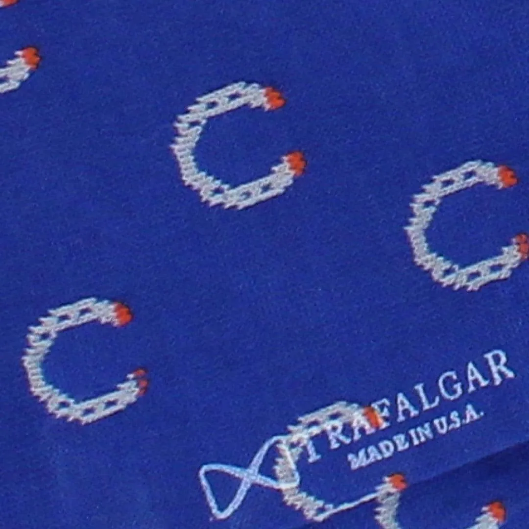 Lucky Horseshoe Mid-Calf Pima Cotton Dress Novelty Sock (1 Pair) sold by Trafalgar product image thumbnail 4