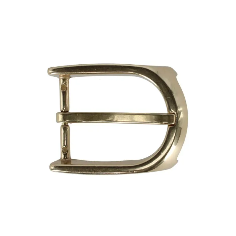 35mm Italian Solid Brass Substantial Elegance Harness Belt Buckle made by Trafalgar
