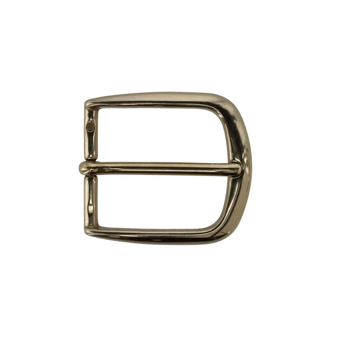 35mm Solid Brass Italian Classic Rounded Harness Belt Buckle sold by Trafalgar product image thumbnail 3