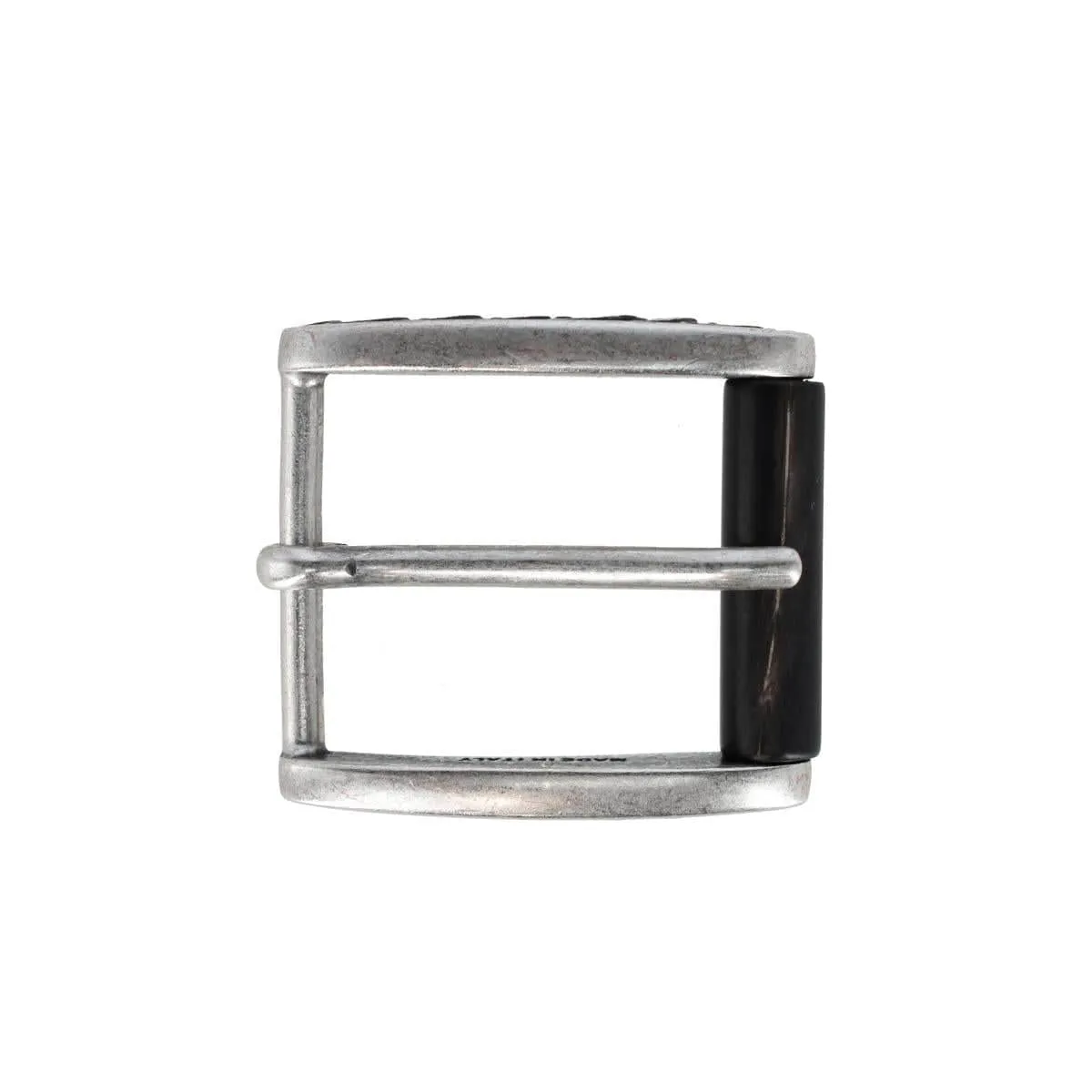 35mm Italian Brass w Black Stag Horn Roller Harness Belt Buckle sold by Trafalgar product image thumbnail 2
