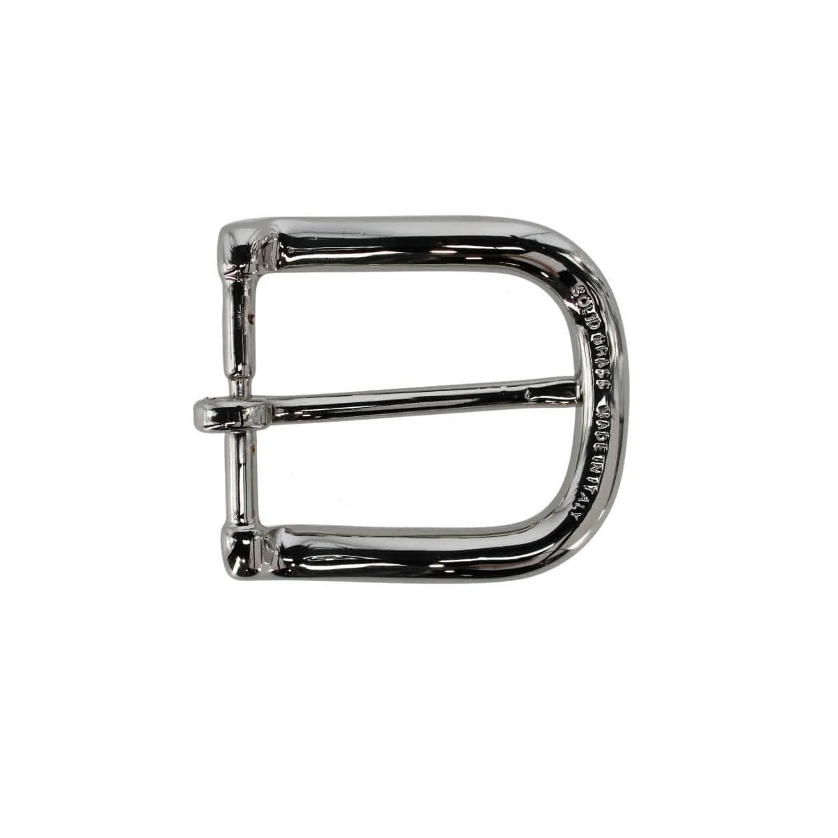 30mm Italian Rippled Textured Solid Brass Harness Belt Buckle sold by Trafalgar product image thumbnail 4