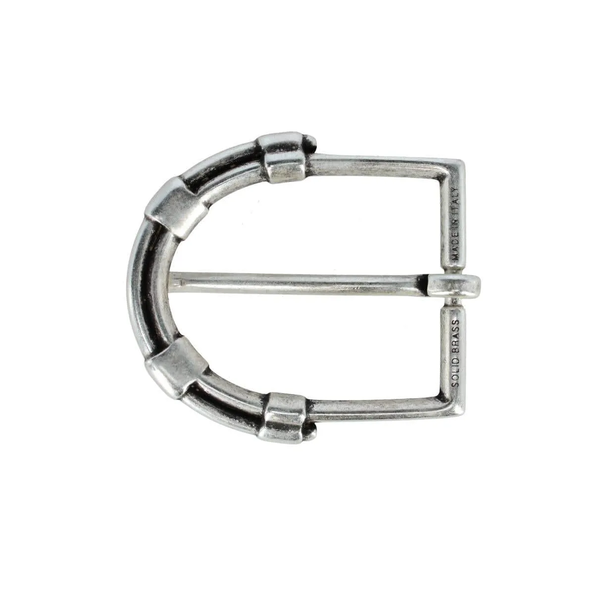 35mm Solid Brass Italian Horseshoe Inspired Harness Belt Buckle sold by Trafalgar product image thumbnail 4