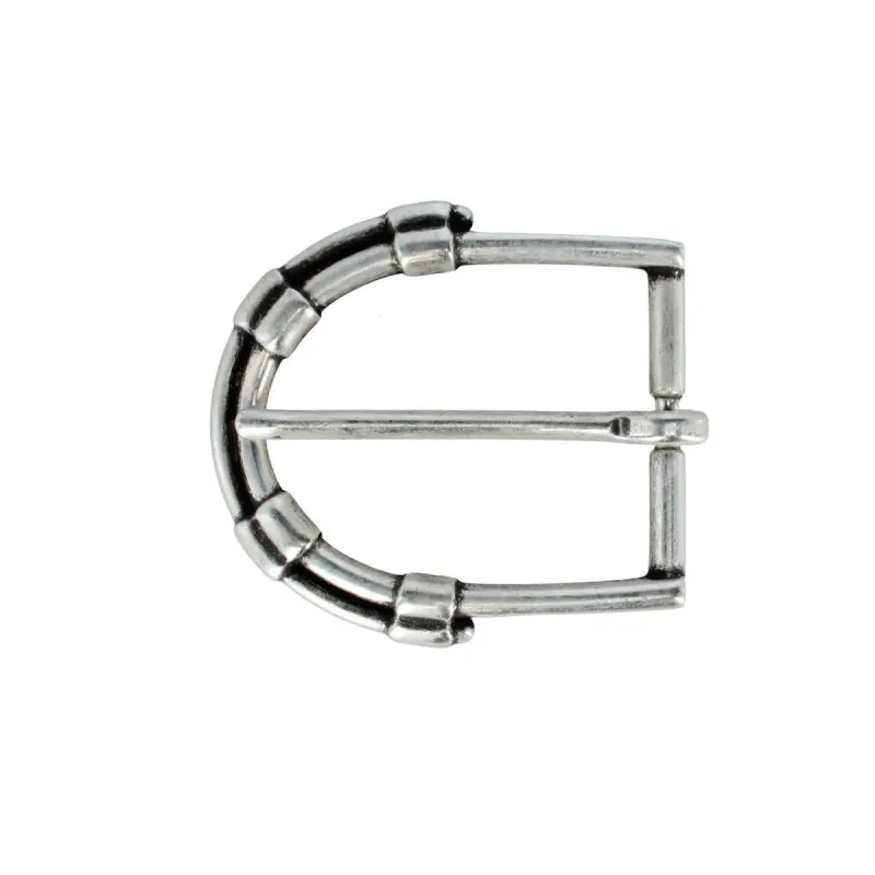 35mm Solid Brass Italian Horseshoe Inspired Harness Belt Buckle made by Trafalgar