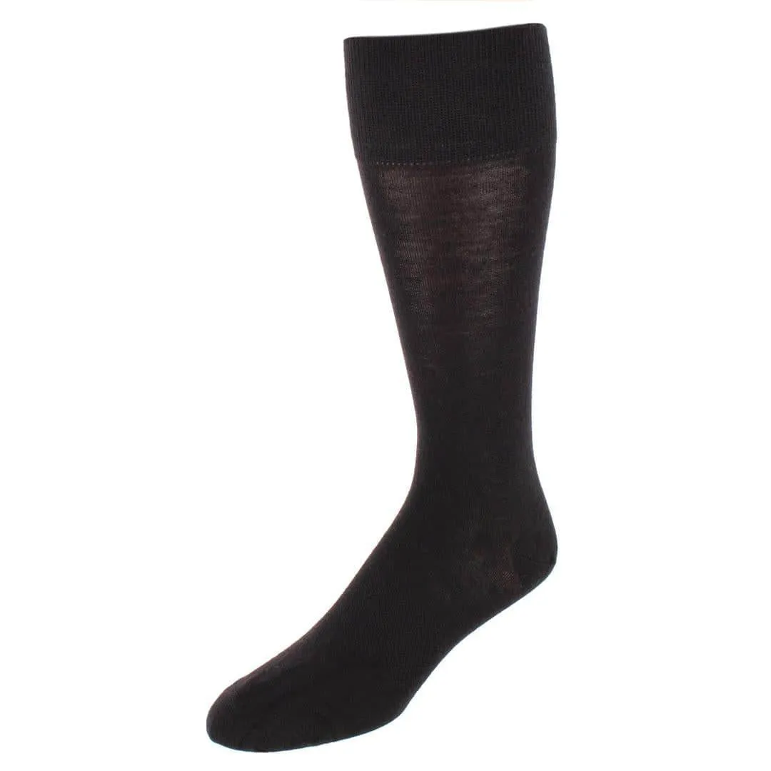 Santana Solid Colored Mid-Calf Merino Wool Socks (1 Pair) sold by Trafalgar product image thumbnail 2