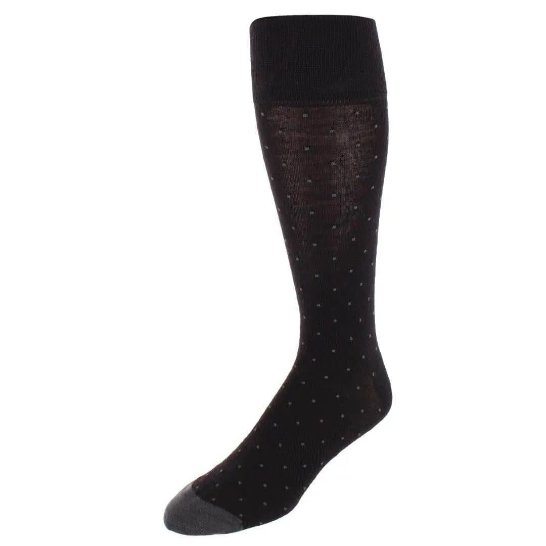 Croix Polka Dot Patterned Mid-Calf Merino Wool Socks (1 Pair) sold by Trafalgar product image thumbnail 2