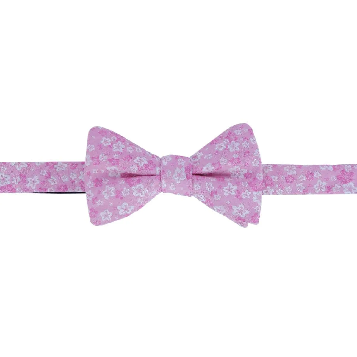 Hanami Cherry Blossom Burst Linen Blend Novelty Bowtie sold by Trafalgar product image thumbnail 2