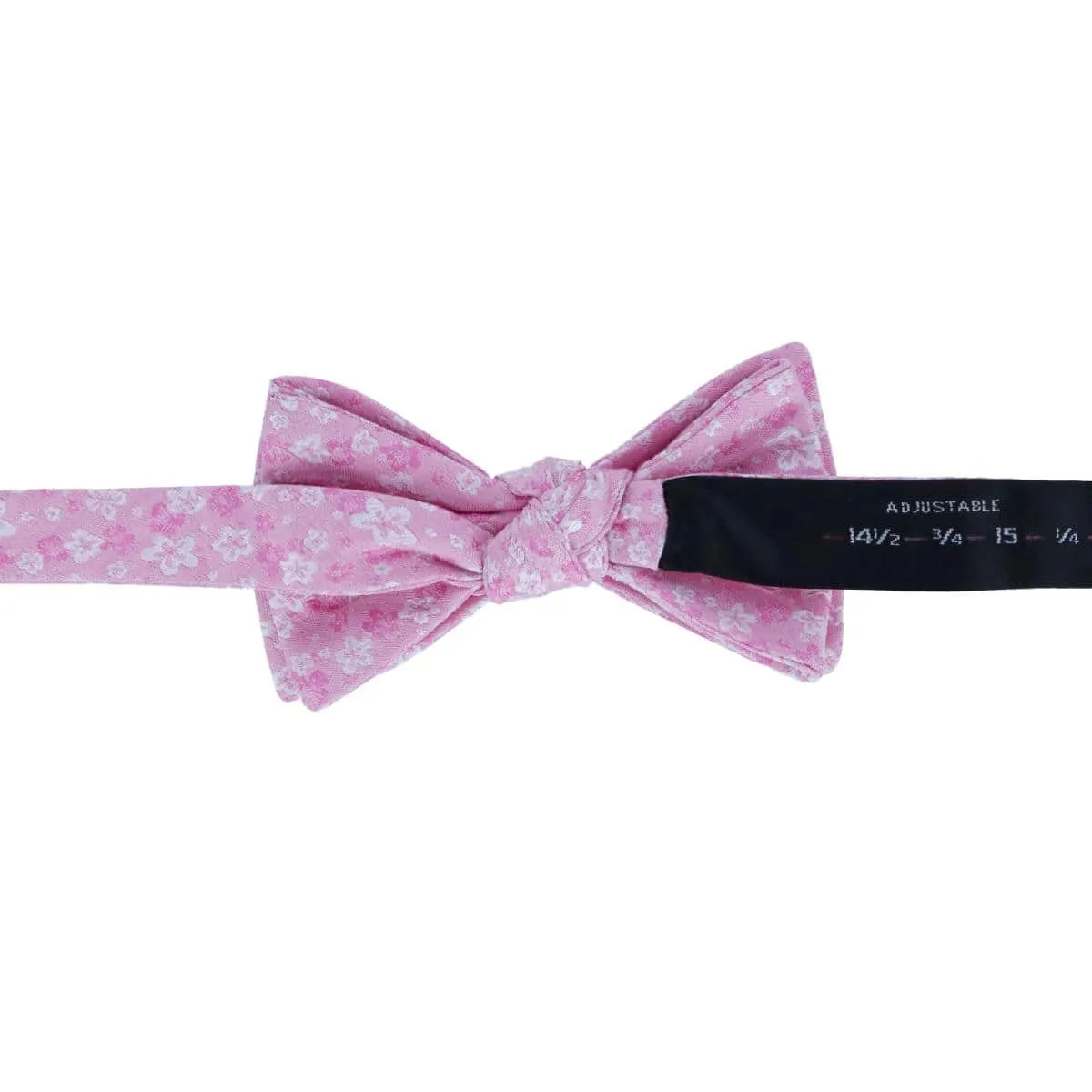 Hanami Cherry Blossom Burst Linen Blend Novelty Bowtie sold by Trafalgar product image thumbnail 3