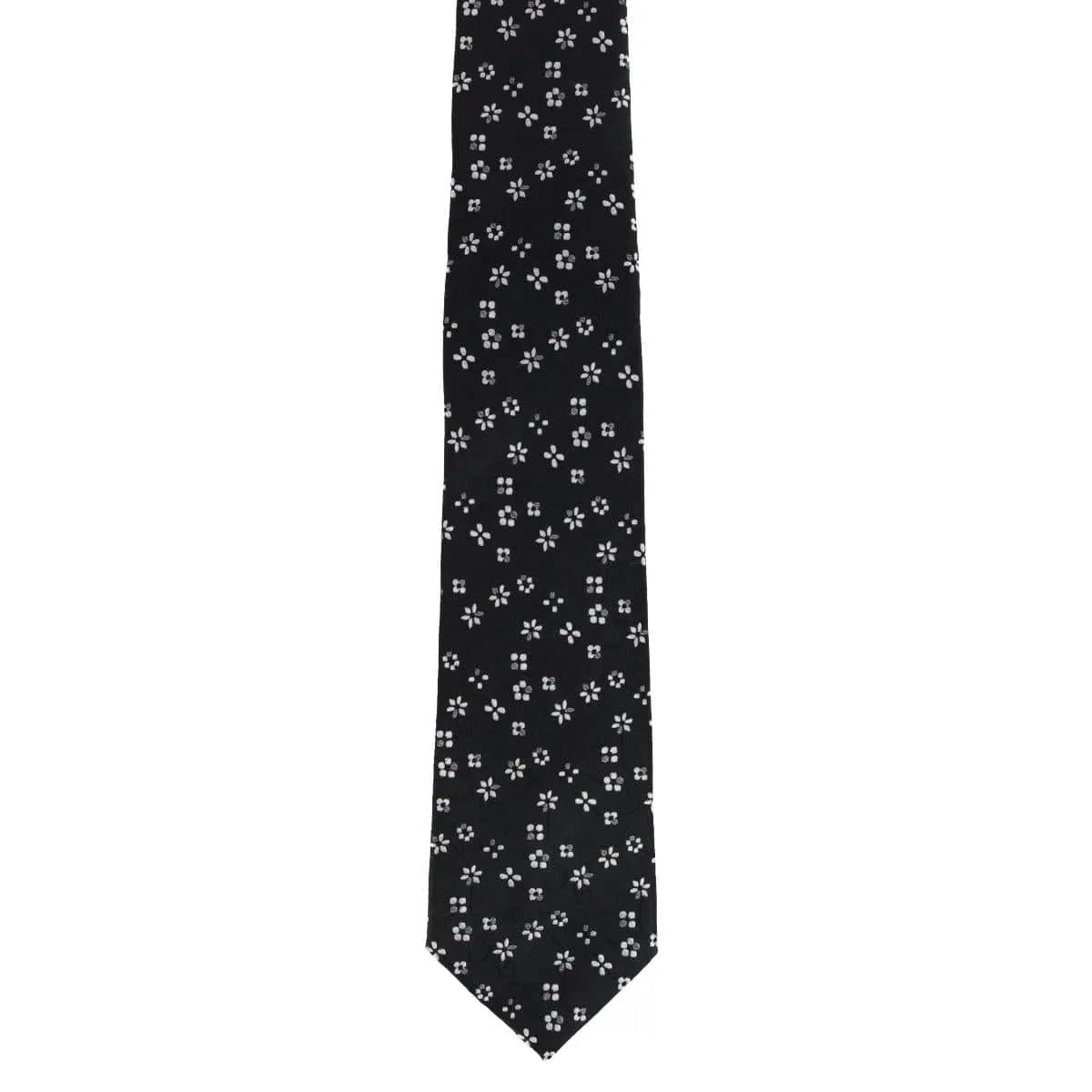 Tudor Daisy and Vine Silk Business Necktie sold by Trafalgar product image thumbnail 3