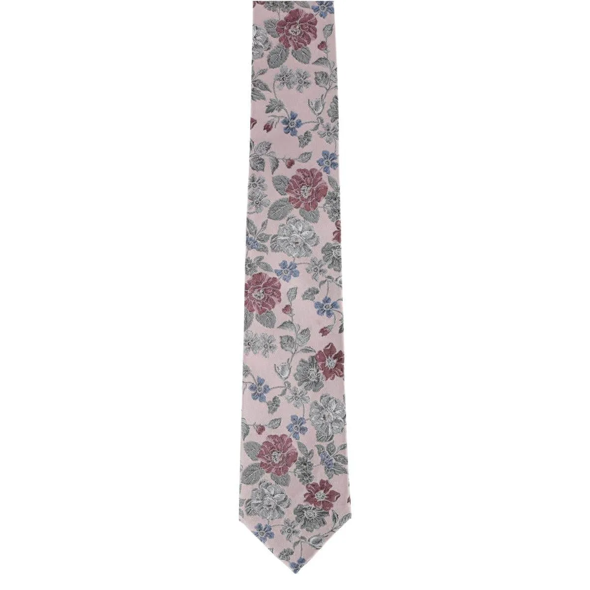 Nico Subtle Vine and Flower Patterned Silk Necktie sold by Trafalgar product image thumbnail 3