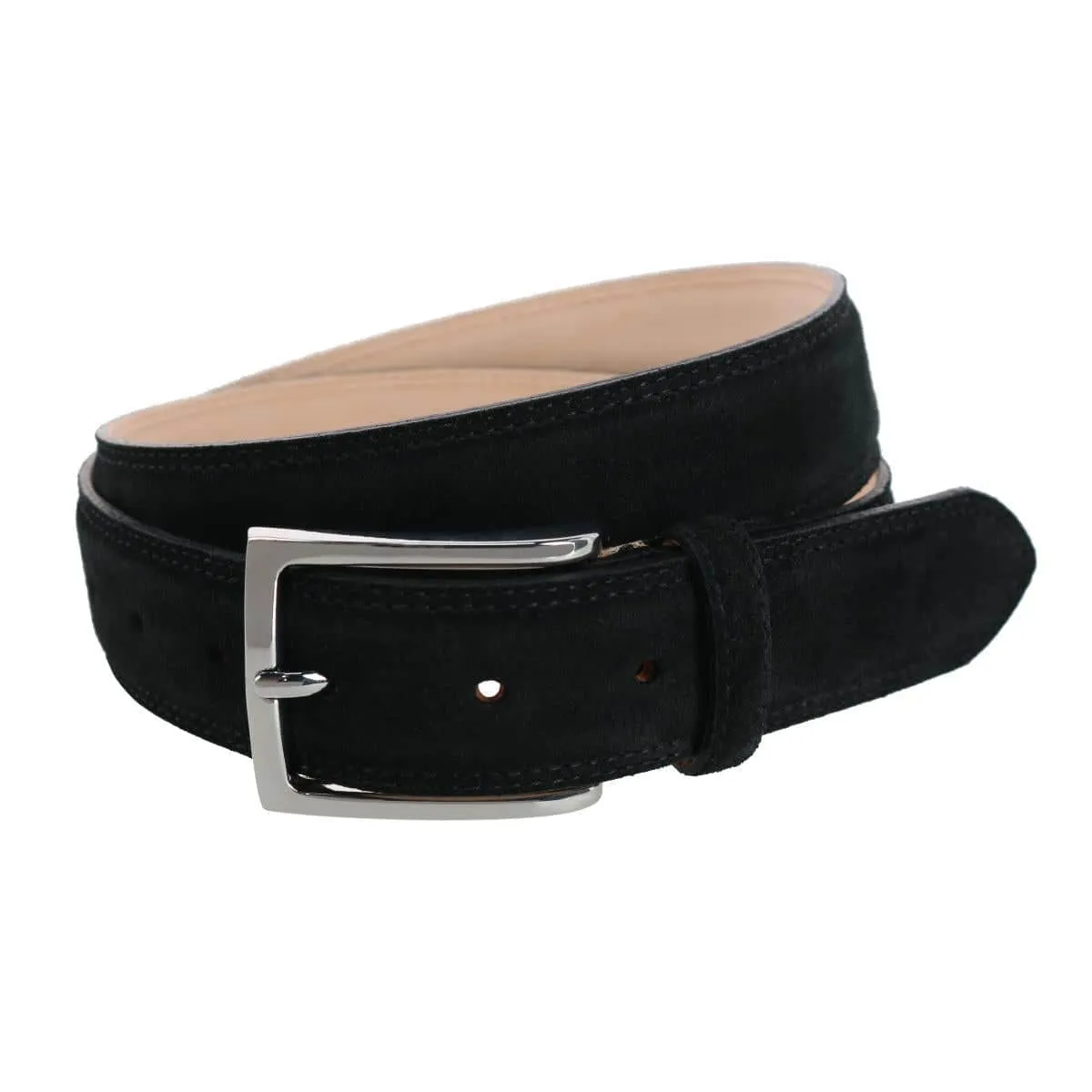 Armando Italian Suede 35mm Feathered Edge Belt sold by Trafalgar product image thumbnail 2