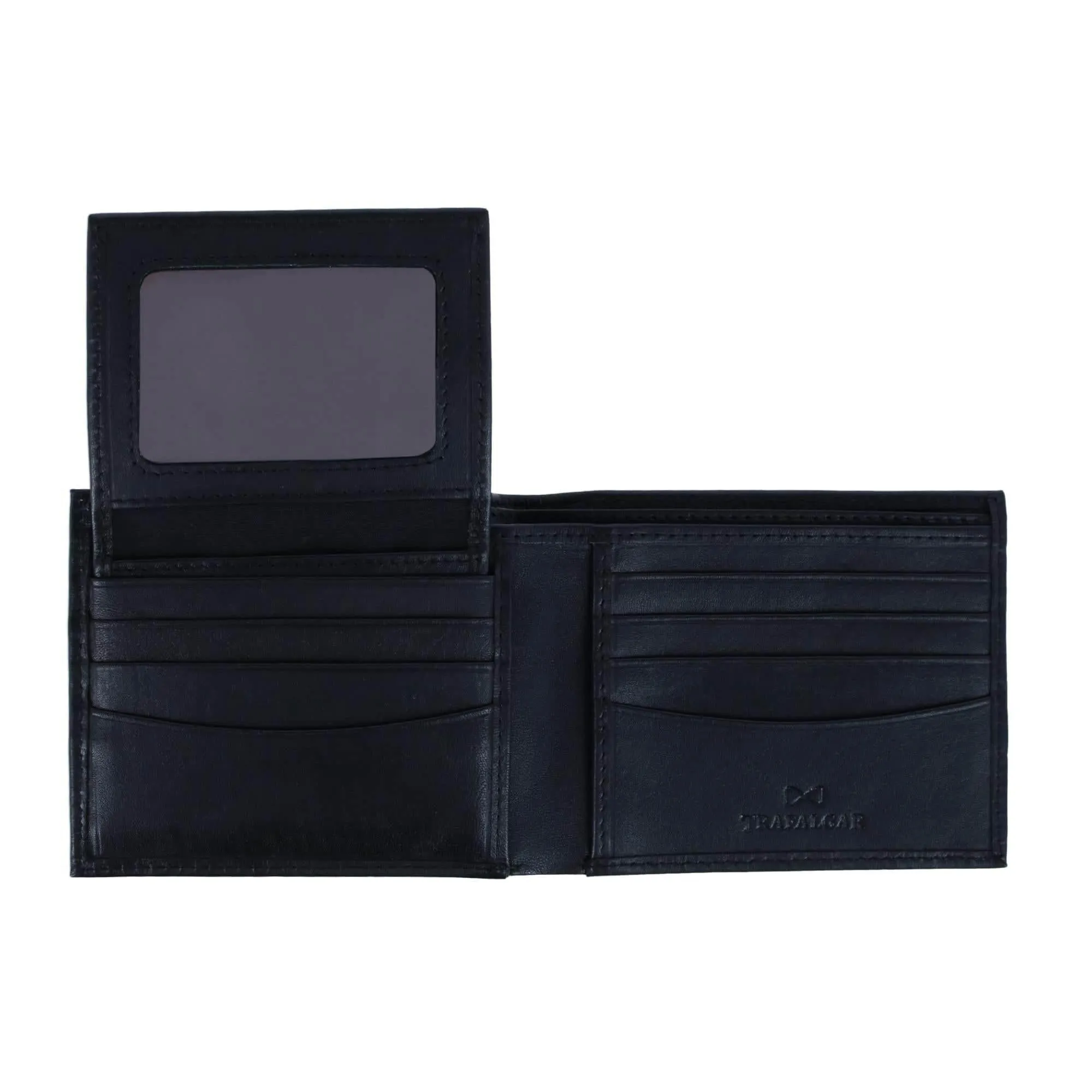 Orion Leather 8-Slot Bi-Fold Wallet with Removable ID Card Case sold by Trafalgar product image thumbnail 4