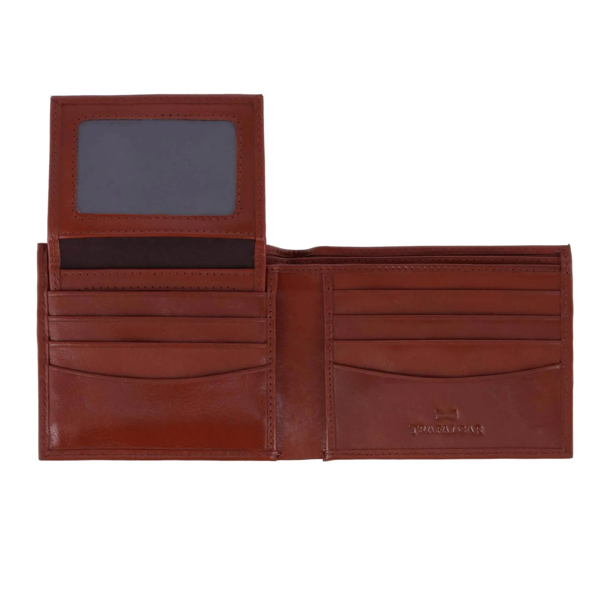 Orion Leather 8-Slot Bi-Fold Wallet with Removable ID Card Case sold by Trafalgar product image thumbnail 5