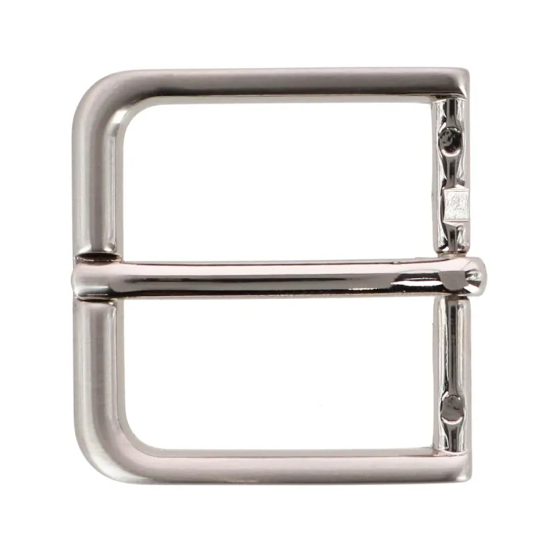 35mm Italian Polished Brass Rounded Buckle made by Trafalgar