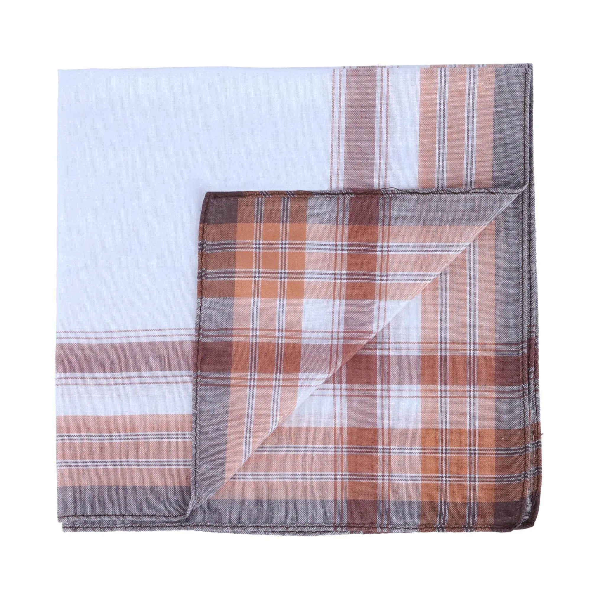Checked Cotton Handkerchiefs (3 Pack) sold by Trafalgar product image thumbnail 4