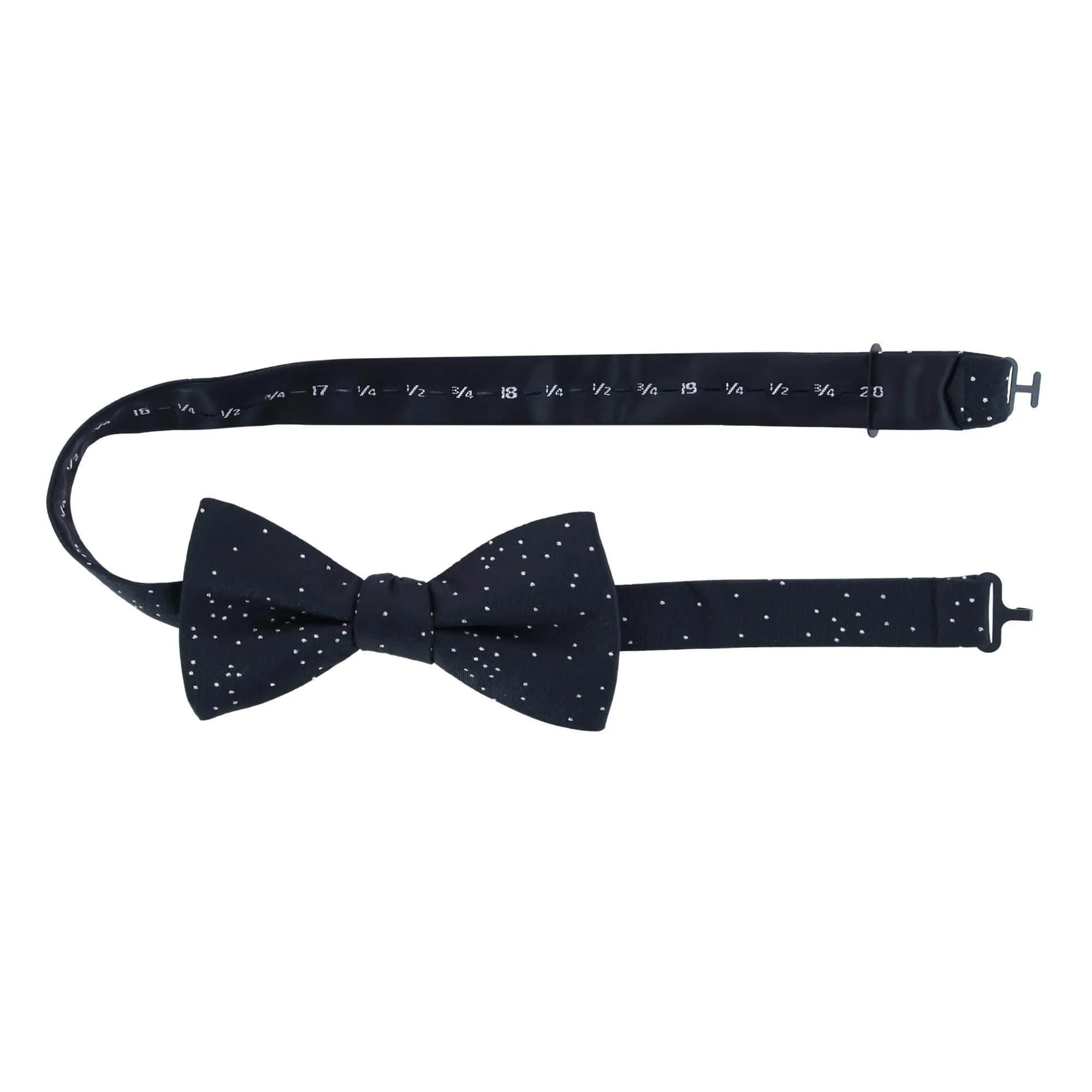 Mystere Metallic Star Light Silk Bow Tie sold by Trafalgar product image thumbnail 5