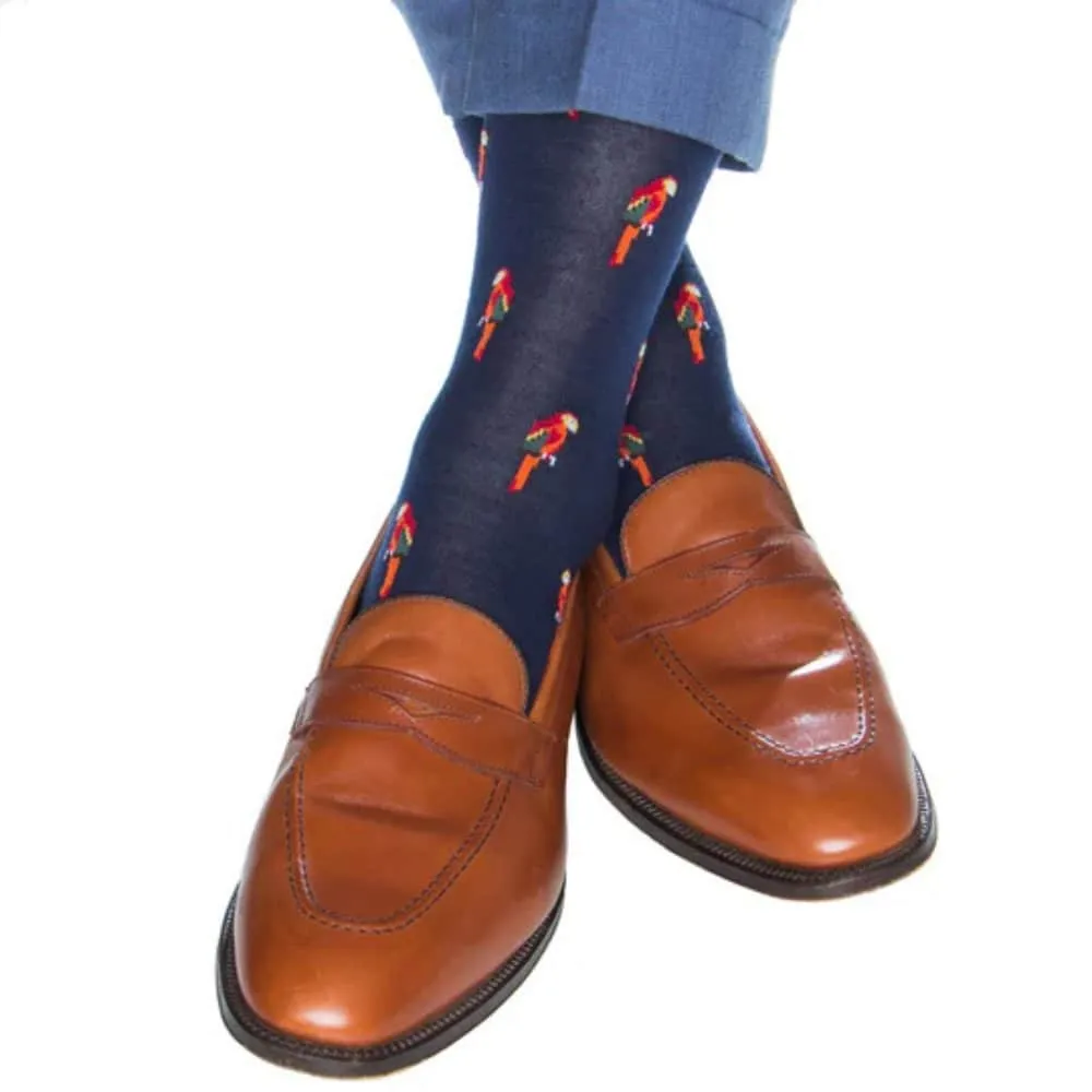 Polly The Parrot Merino Wool Mid-Calf Socks sold by Trafalgar product image thumbnail 3