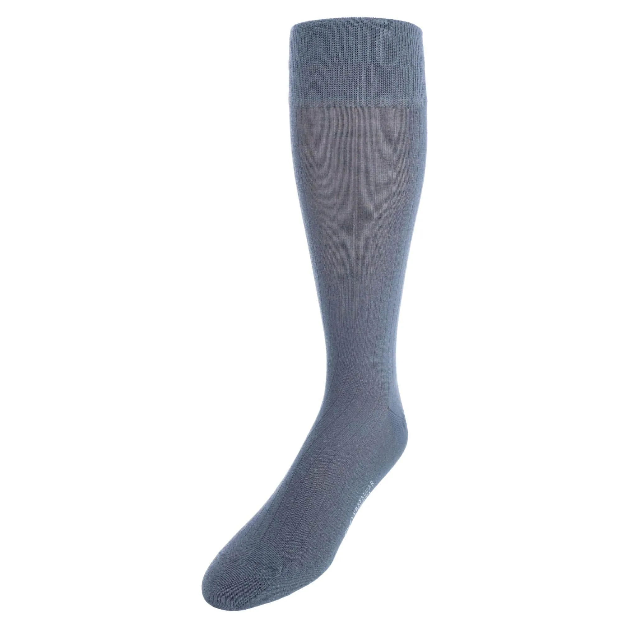 Sutton Fine Merino Wool Solid Color Ribbed Socks sold by Trafalgar product image thumbnail 3