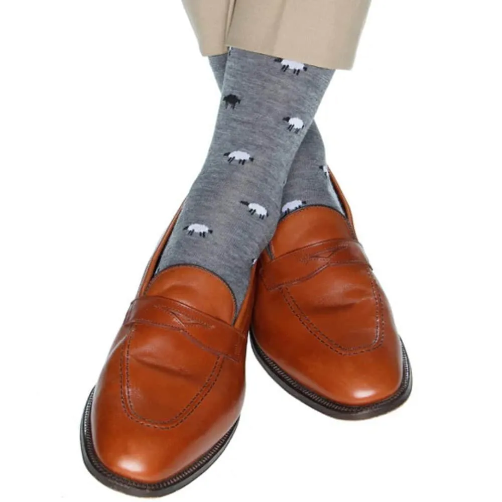 Dolly The Sheep Merino Wool Mid-Calf Socks sold by Trafalgar product image thumbnail 4