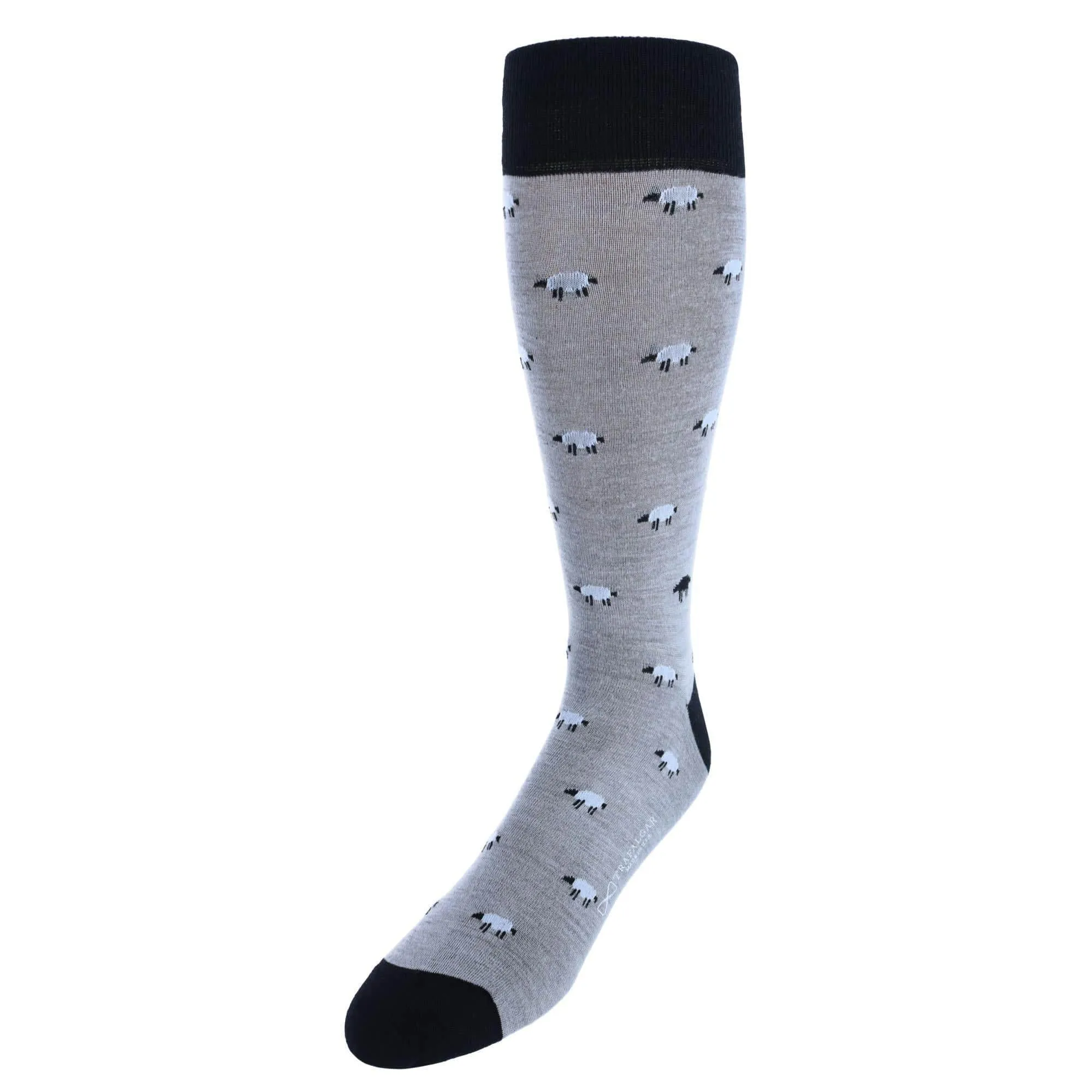 Dolly The Sheep Merino Wool Mid-Calf Socks sold by Trafalgar product image thumbnail 2