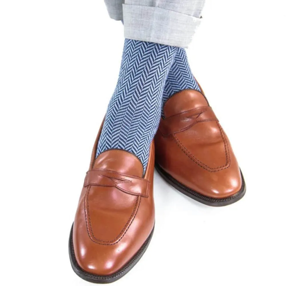 Hunter Merino Wool Herringbone Mid-Calf Socks sold by Trafalgar product image thumbnail 5