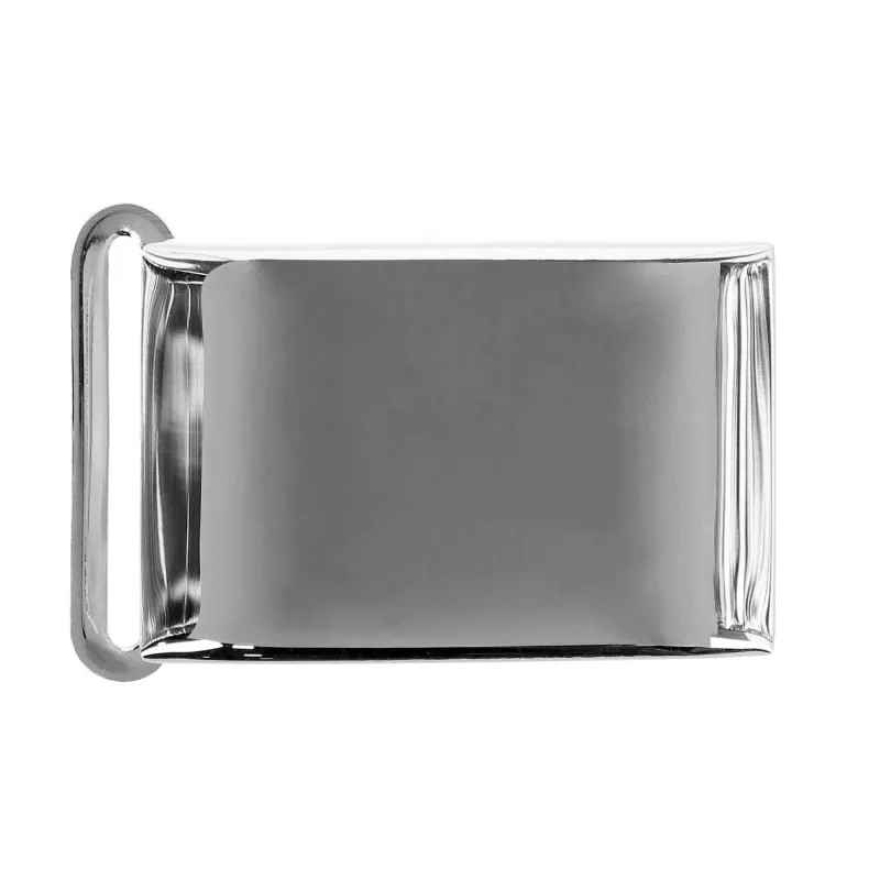 25mm Smooth Polished Finish Compression Belt Buckle made by Trafalgar