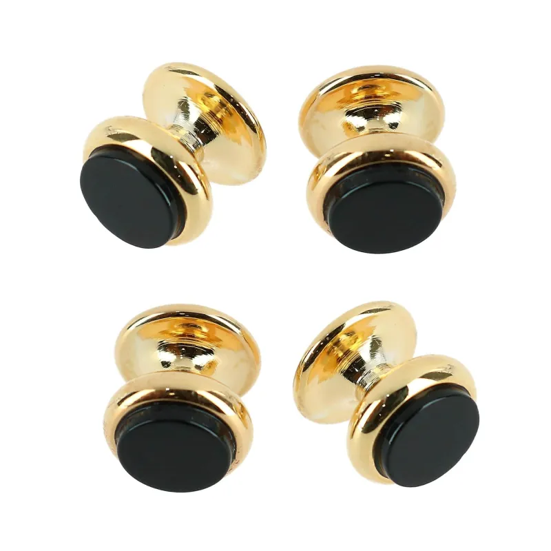 Sutton Tuxedo Stud Set Genuine Onyx (4 piece set) made by Trafalgar